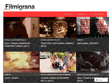 Tablet Screenshot of filmigrana.com